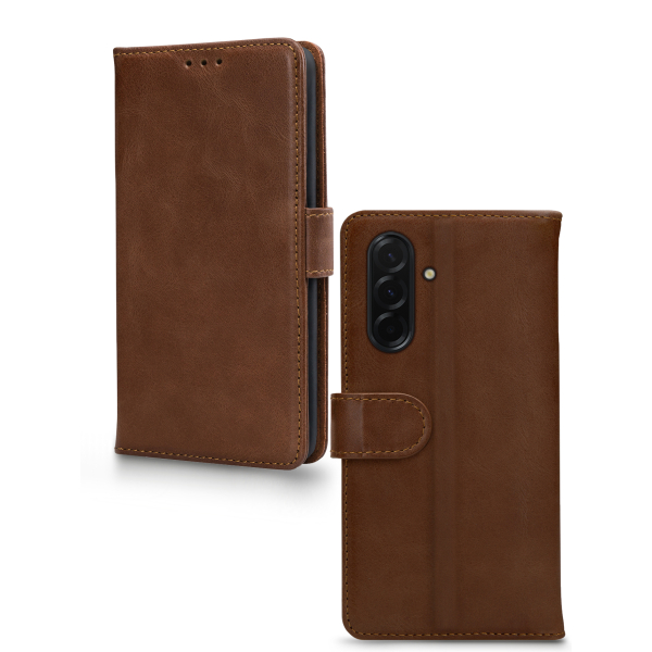 Mobilize Leather Wallet Samsung Galaxy A36 5G/A56 5G Brown - Afbeelding 2