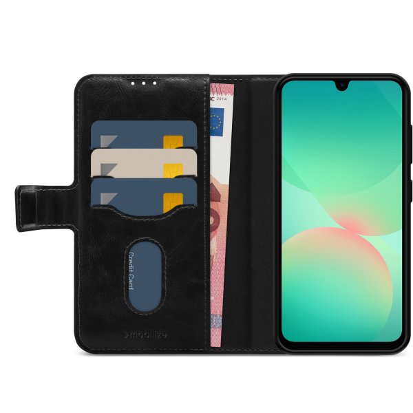 Mobilize 2In1 Magnet Gelly Wallet Case Samsung Galaxy A26 5G Black - Afbeelding 3