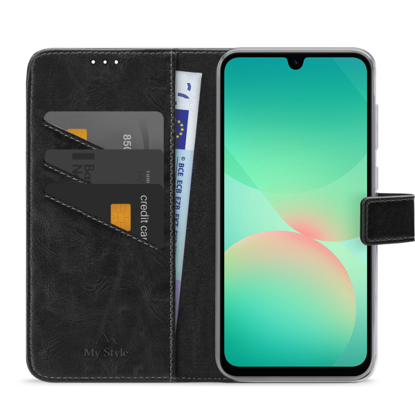 My Style Flex Wallet For Samsung Galaxy A26 5G Black - Afbeelding 3