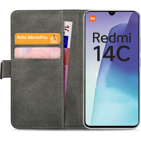 Mobilize Classic Gelly Wallet Book Case Xiaomi Poco C75/Redmi 14C Black - Afbeelding 4