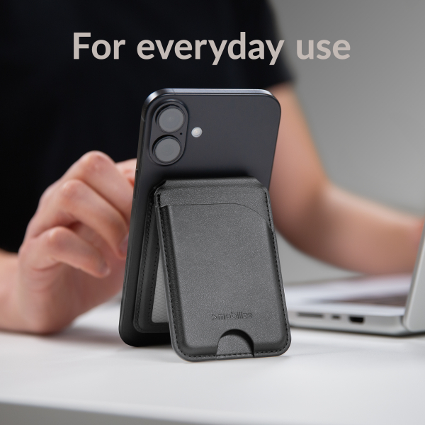 Mobilize Magsafe Compatible Magnet Card Holder With Stand Function Black - Afbeelding 7