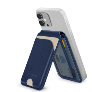 Mobilize Magsafe Compatible Magnet Card Holder With Stand Function Blue