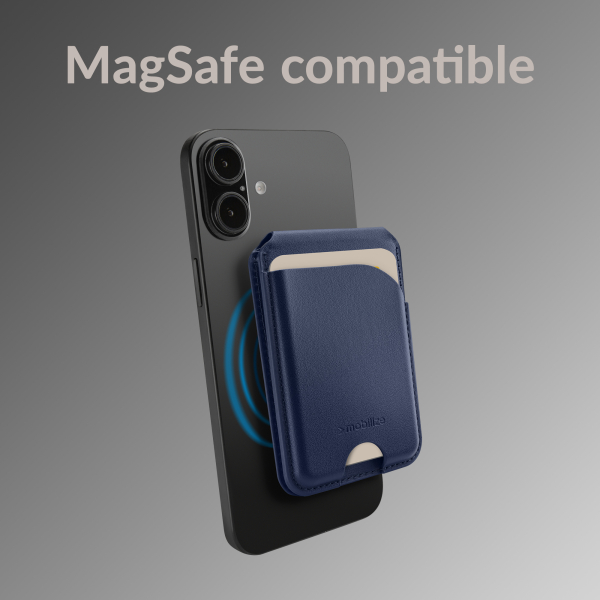Mobilize Magsafe Compatible Magnet Card Holder With Stand Function Blue - Afbeelding 4