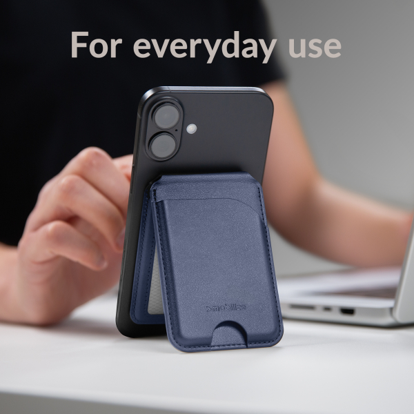 Mobilize Magsafe Compatible Magnet Card Holder With Stand Function Blue - Afbeelding 7