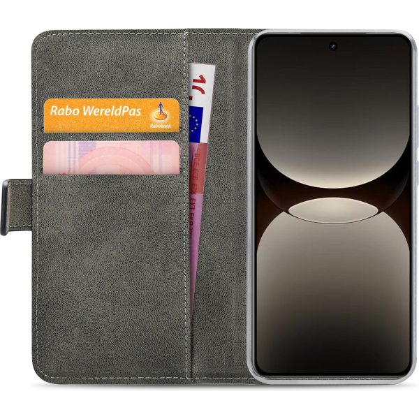 Mobilize Classic Gelly Wallet Book Case Realme Gt 7 Pro Black - Afbeelding 4