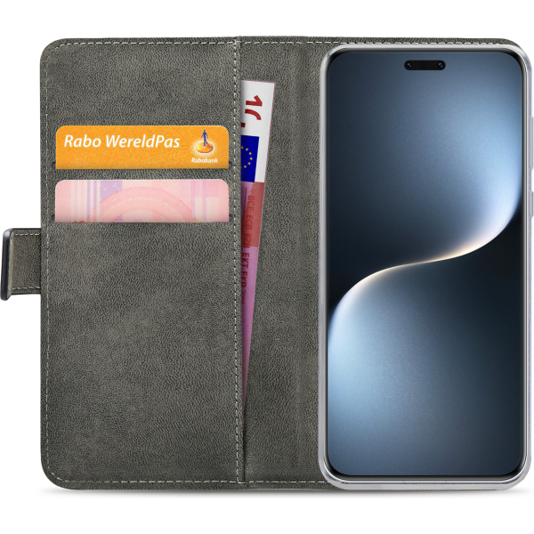 Mobilize Classic Gelly Wallet Book Case Honor Magic7 Pro Black - Afbeelding 4