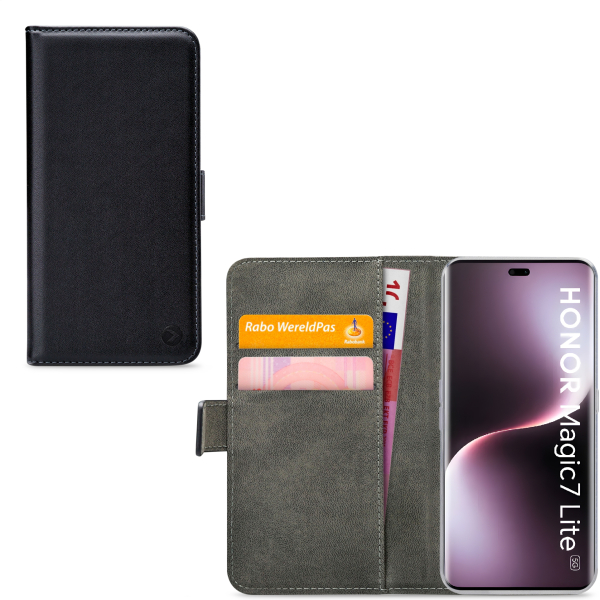 Mobilize Classic Gelly Wallet Book Case Honor Magic7 Lite Black