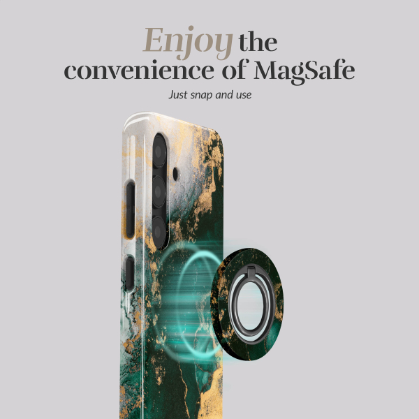 Mio By Mobilize Mio Green Marble Magsafe Compatible For Samsung A26 5G - Afbeelding 3
