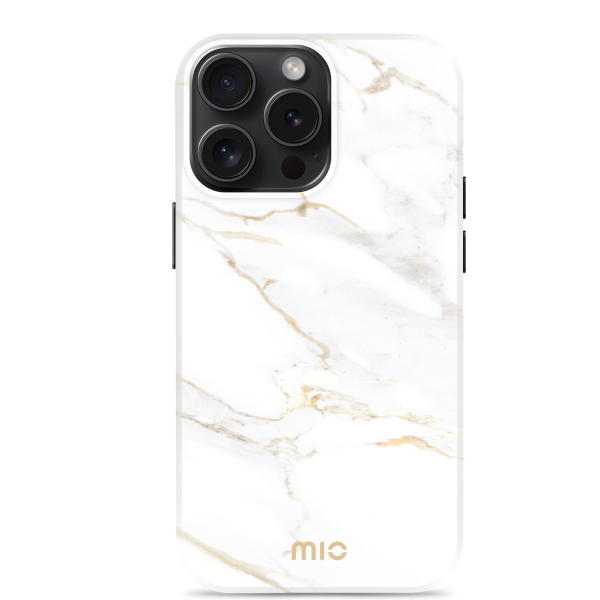 Mio By Mobilize Mio White Marble Magsafe Compatible For Iphone 15 Pro