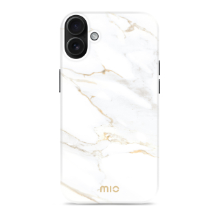 Mio By Mobilize Mio White Marble Magsafe Compatible For Iphone 16 Plus