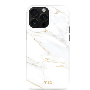 Mio By Mobilize Mio White Marble Magsafe Compatible For Iphone 16 Pro