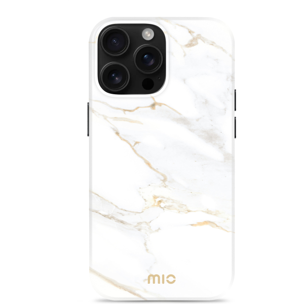 Mio By Mobilize Mio White Marble Magsafe Compatible For Iphone 16 Pro