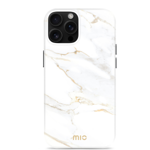 Mio By Mobilize Mio White Marble Magsafe Compatible For Iphone 16 Pro Max
