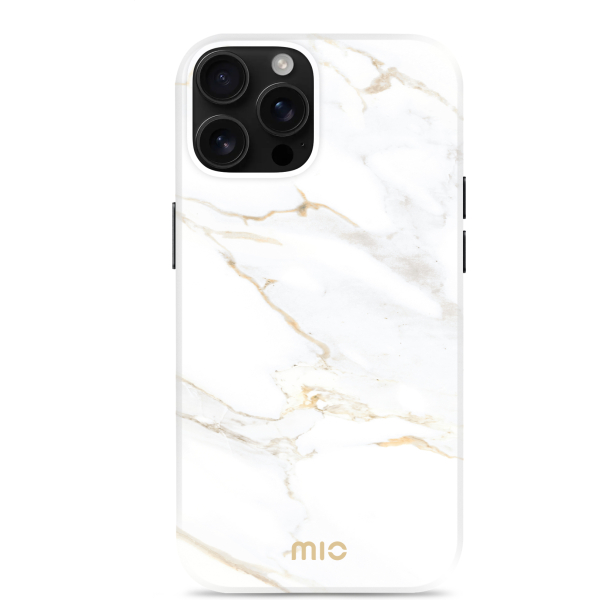 Mio By Mobilize Mio White Marble Magsafe Compatible For Iphone 16 Pro Max