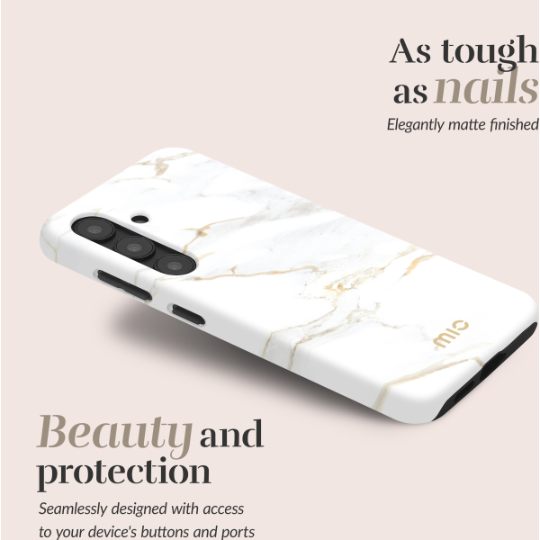 Mio By Mobilize Mio White Marble Magsafe Compatible For Samsung A16 4G/5G - Afbeelding 2