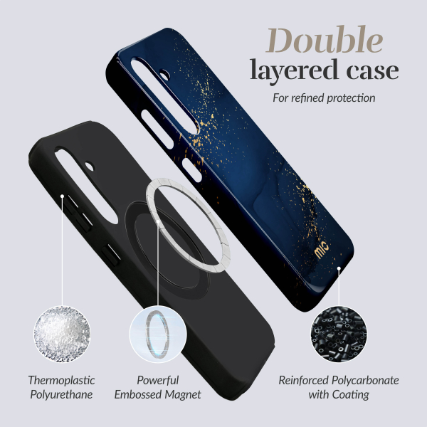 Mio By Mobilize Mio Midnight Sparkle Magsafe Compatible For Samsung S25+ 5G - Afbeelding 6