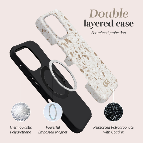 Mio By Mobilize Mio Soft Terrazzo Magsafe Compatible For Iphone 13/14/15 - Afbeelding 6