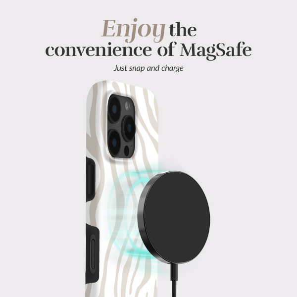 Mio By Mobilize Mio Sandy Zebra Magsafe Compatible For Iphone 16 - Afbeelding 3