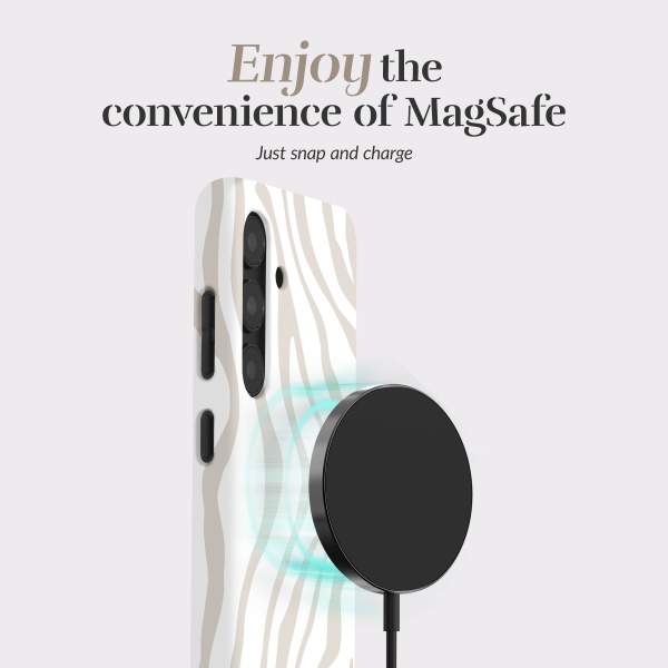 Mio By Mobilize Mio Sandy Zebra Magsafe Compatible For Samsung S24 Fe 5G - Afbeelding 3