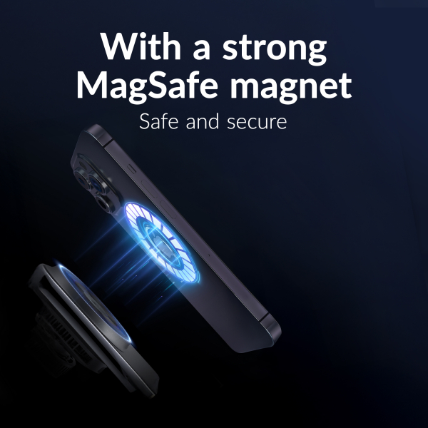 Mobilize Magsafe Compatible Car Charger For Phone And Watch 18W Black - Afbeelding 5