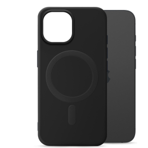 My Style Protective Flex Magsafe Compatible Case For Apple Iphone 13/14/15 Black
