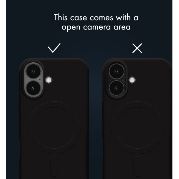 My Style Protective Flex Magsafe Compatible Case For Apple Iphone 13/14/15 Black - Afbeelding 4