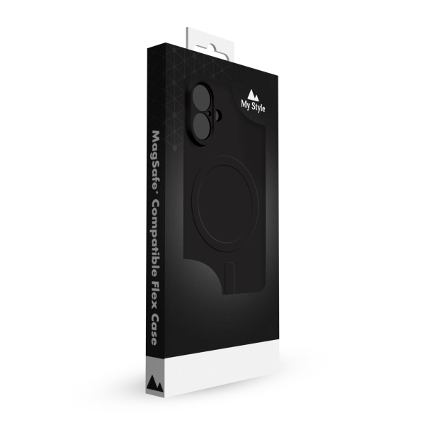 My Style Protective Flex Magsafe Compatible Case For Samsung Galaxy S25 Ultra 5G Black - Afbeelding 11