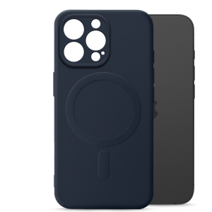 My Style Protective Flex Magsafe Compatible Case For Apple Iphone 15 Pro Midnight Blue