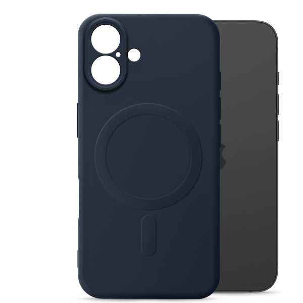 My Style Protective Flex Magsafe Compatible Case For Apple Iphone 16 Plus Midnight Blue
