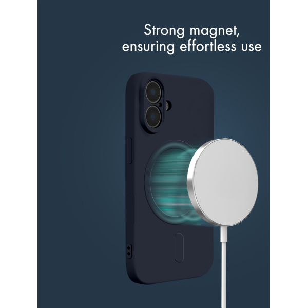 My Style Protective Flex Magsafe Compatible Case For Samsung Galaxy S24 Fe 5G Midnight Blue - Afbeelding 9