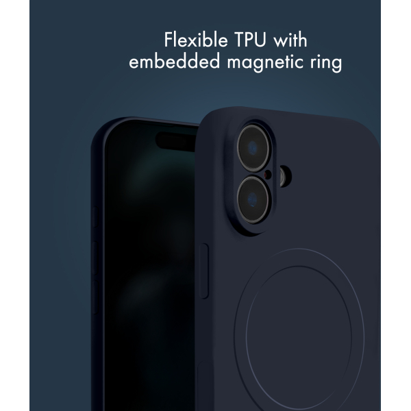 My Style Protective Flex Magsafe Compatible Case For Samsung Galaxy S25 Ultra 5G Midnight Blue - Afbeelding 6