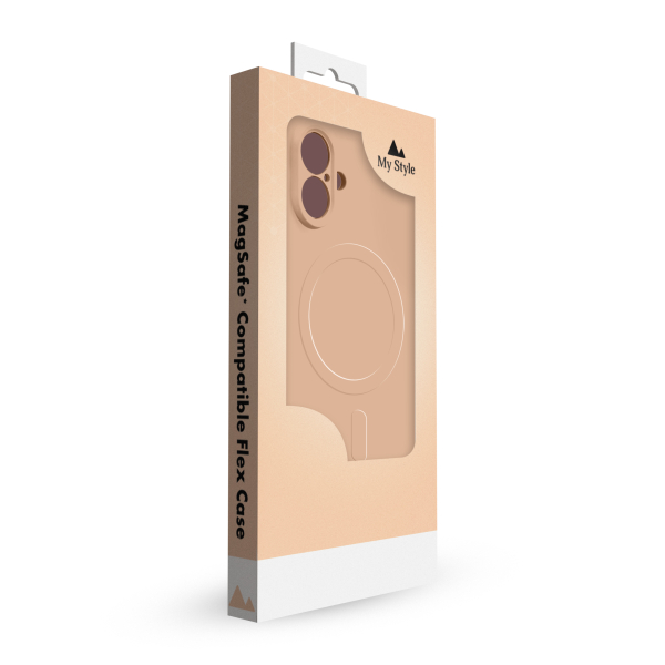 My Style Protective Flex Magsafe Compatible Case For Apple Iphone 13/14/15 Soft Pink - Afbeelding 11