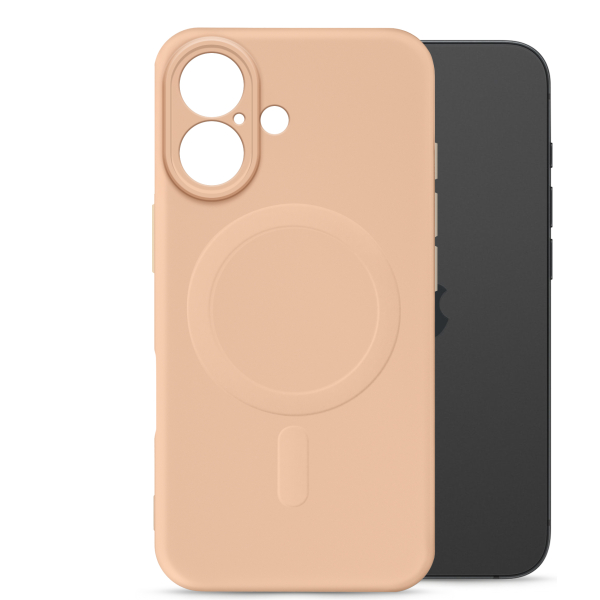 My Style Protective Flex Magsafe Compatible Case For Apple Iphone 16 Soft Pink