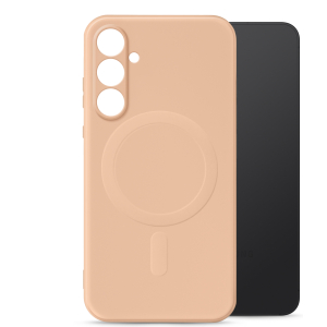 My Style Protective Flex Magsafe Compatible Case For Samsung Galaxy S24 Fe 5G Soft Pink