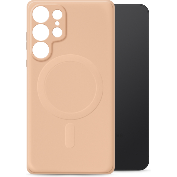 My Style Protective Flex Magsafe Compatible Case For Samsung Galaxy S25 Ultra 5G Soft Pink
