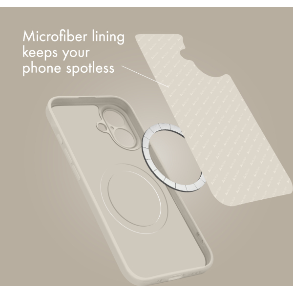 My Style Protective Flex Magsafe Compatible Case For Samsung Galaxy S25 Ultra 5G Antique White - Afbeelding 7