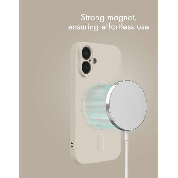 My Style Protective Flex Magsafe Compatible Case For Samsung Galaxy S25 Ultra 5G Antique White - Afbeelding 9