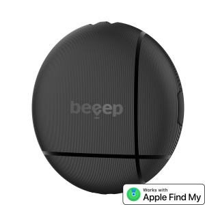 Beeep Betag Find My Tracker Black & Keychain Black - 1 Pack