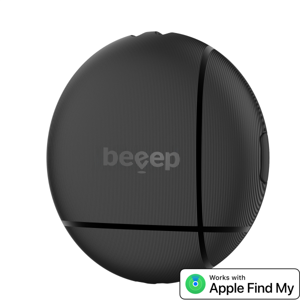 Beeep Betag Find My Tracker Black & Keychain Black - 1 Pack