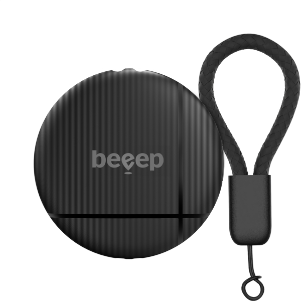 Beeep Betag Find My Tracker Black & Keychain Black - 1 Pack - Afbeelding 2