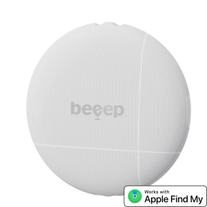 Beeep Betag Find My Tracker White & Keychain White - 1 Pack