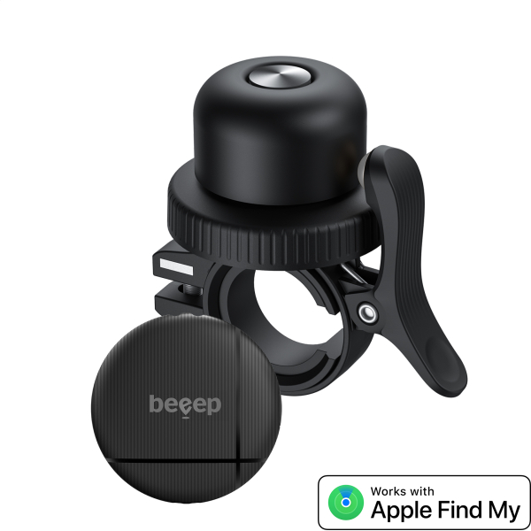 Beeep Betag Find My Tracker Black & Bicycle Bell