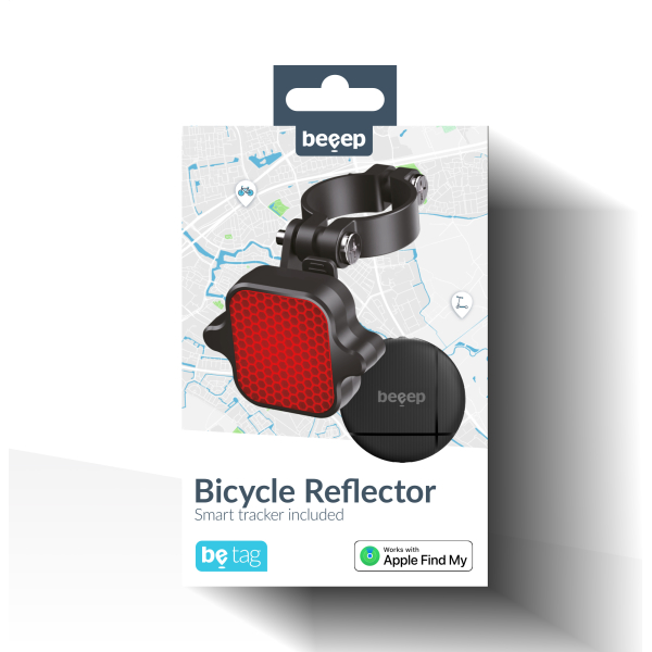 Beeep Betag Find My Tracker Black & Taillight Reflector - Afbeelding 9