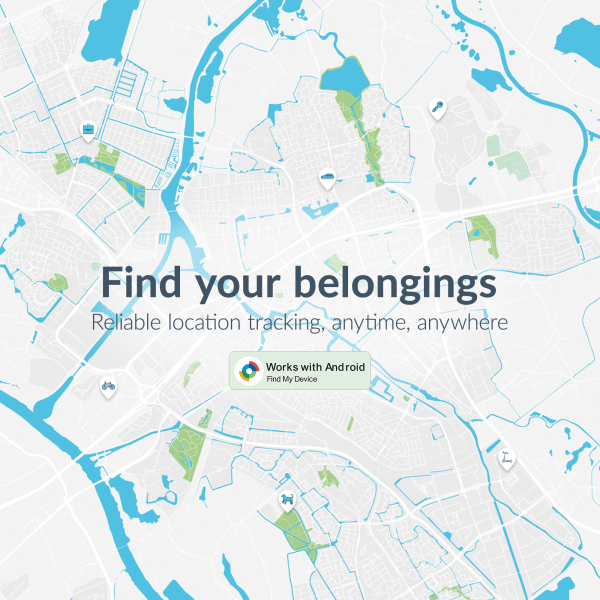 Beeep Betag Android Tracker White & Keychain White - 1 Pack - Afbeelding 4