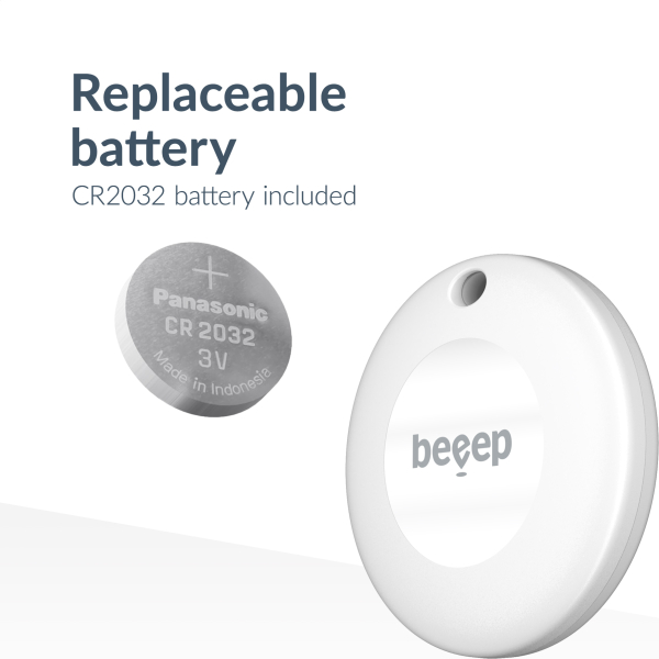Beeep Betag Android Tracker White & Keychain White - 1 Pack - Afbeelding 8