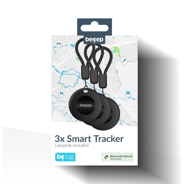 Beeep Betag Android Tracker Black & Keychain Black - 3 Pack - Afbeelding 10