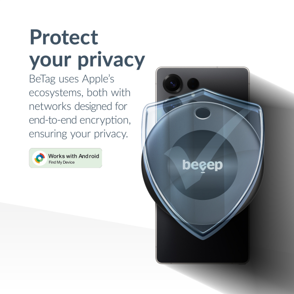 Beeep Betag Android Tracker Black & Keychain Black - 3 Pack - Afbeelding 7