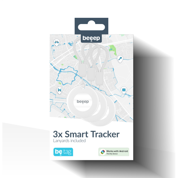 Beeep Betag Android Tracker White & Keychain White - 3 Pack - Afbeelding 10