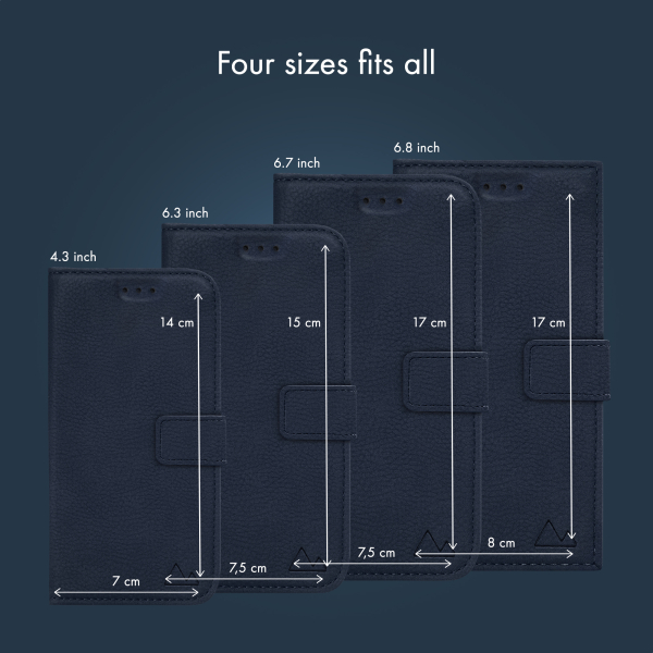 My Style Universal Magsafe Compatible Wallet - Midnight Blue 6.7" (Without Case) - Afbeelding 7