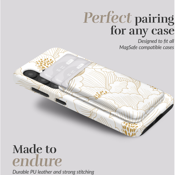 Mio By Mobilize Mio Roses Magsafe Compatible White Card Holder - Afbeelding 3